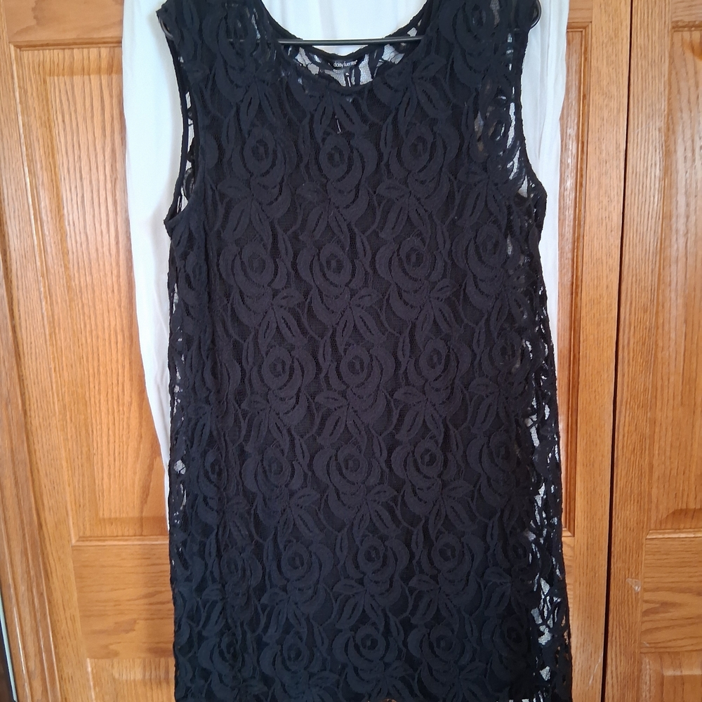 Daisy Fuentes Black Lace Dress